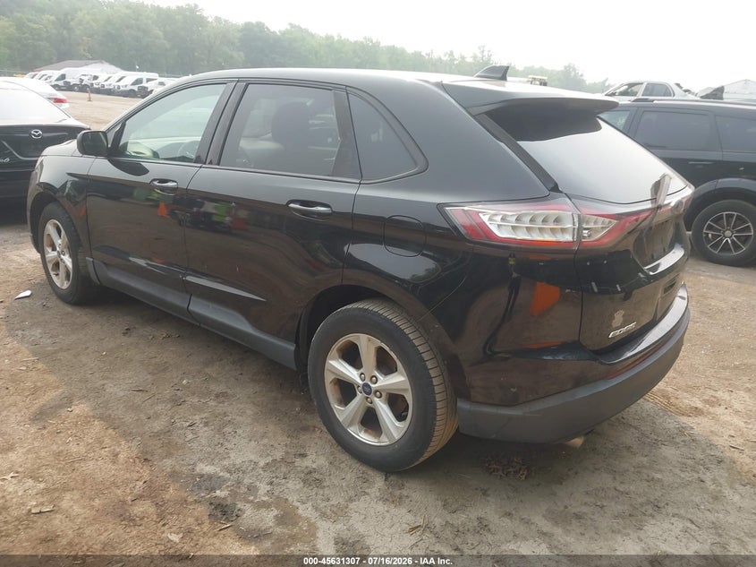 Vin: 2fmpk4g94gbc40466, lot: 46129773, ford edge se 20163