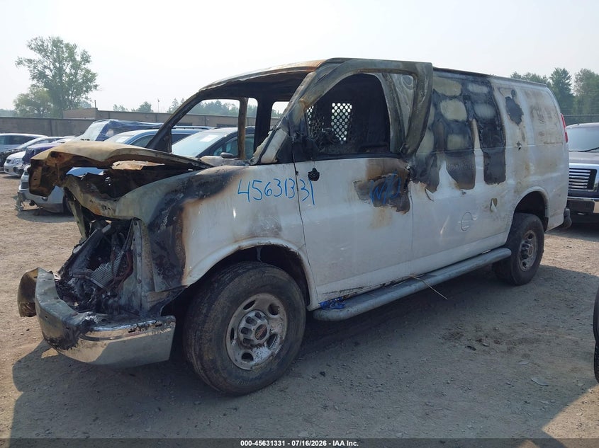 Vin: 1gtw7af79n1240889, lot: 46129797, gmc savana 2500 work van 20222