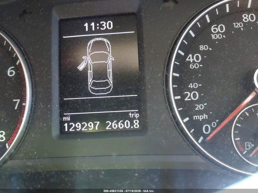 2013 Volkswagen Passat 2.5L Se VIN: 1VWBH7A39DC084842 Lot: 45631336