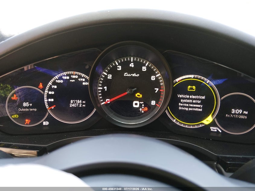 2022 Porsche Cayenne Coupe Turbo/Turbo Gt VIN: WP1BF2AY1NDA58060 Lot: 45631348