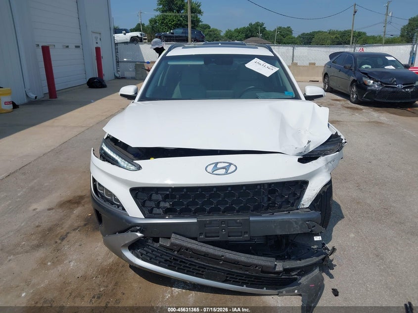 2022 Hyundai Kona Limited VIN: KM8K53A34NU885982 Lot: 45631365