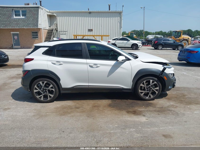 2022 Hyundai Kona Limited VIN: KM8K53A34NU885982 Lot: 45631365