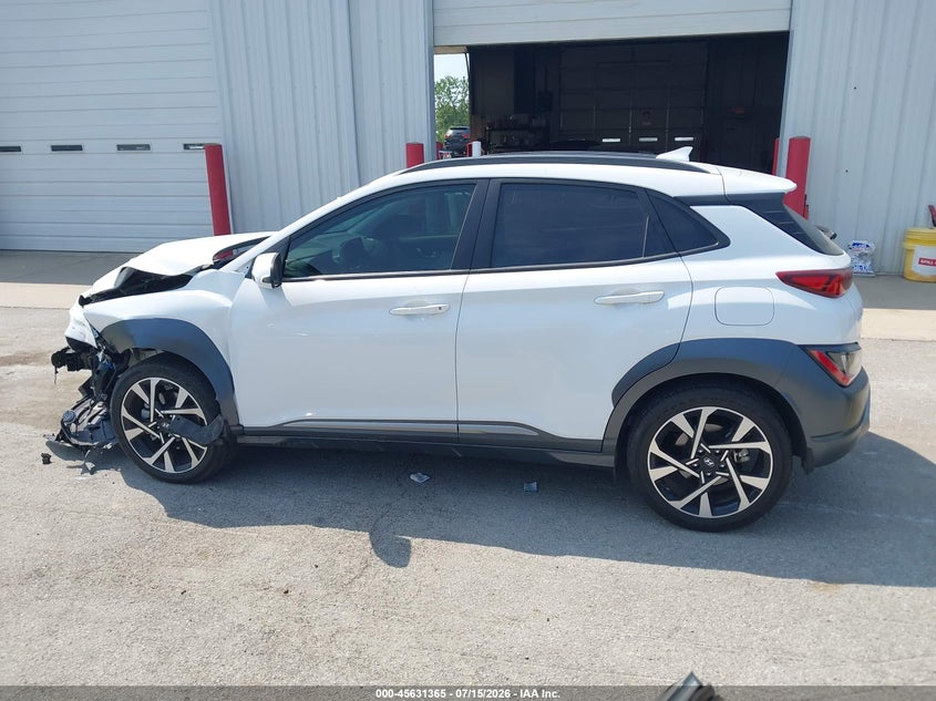 2022 Hyundai Kona Limited VIN: KM8K53A34NU885982 Lot: 45631365
