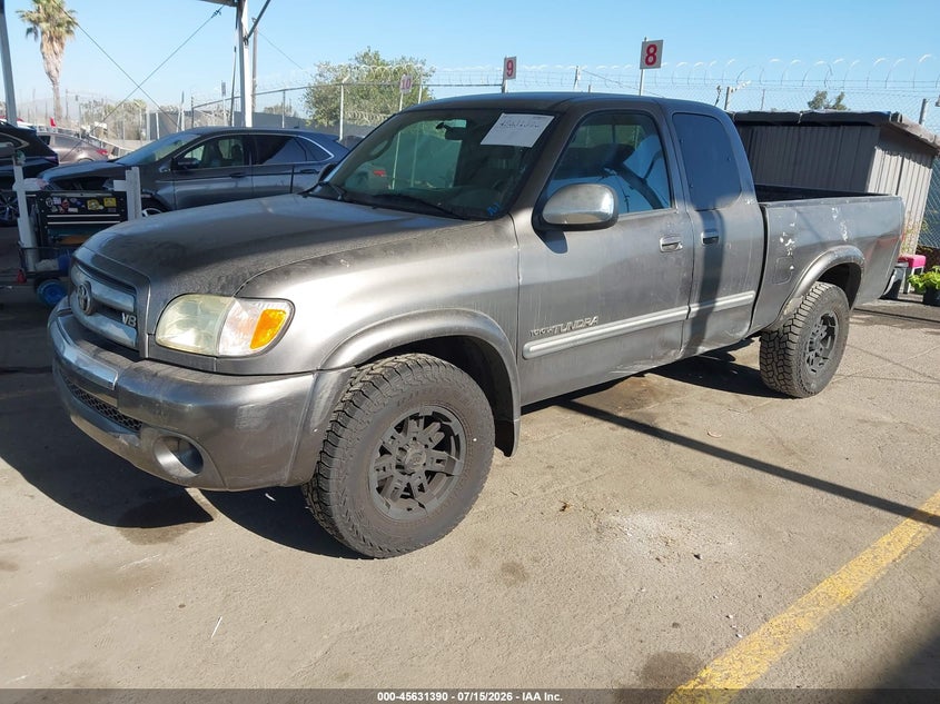 2003 Toyota Tundra Sr5 V8, Оба бока, IAAI, VIN 5TBRT34133S410742 — фото 2