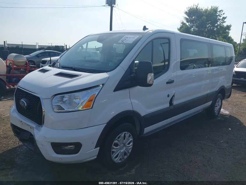 Vin: 1fbax2y80mka30832, lot: 46129857, ford transit-350 passenger van xl/xlt 20212