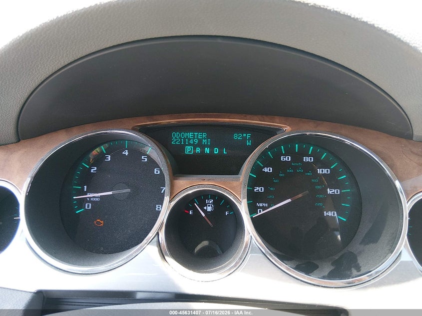 2012 Buick Enclave Leather VIN: 5GAKVCED0CJ275861 Lot: 45631407