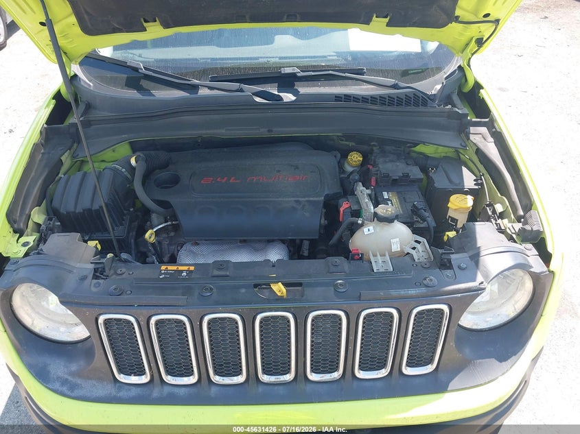 2017 Jeep Renegade Sport VIN: ZACCJBAB3HPF91808 Lot: 45631426