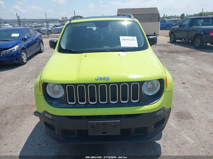 2017 Jeep Renegade Sport VIN: ZACCJBAB3HPF91808 Lot: 45631426