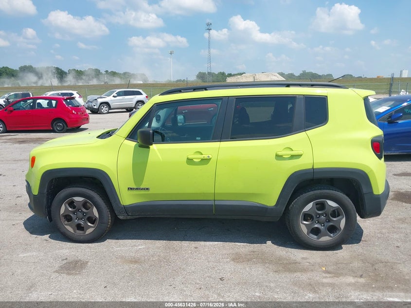 2017 Jeep Renegade Sport VIN: ZACCJBAB3HPF91808 Lot: 45631426