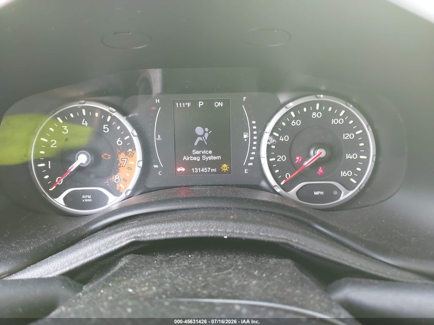 2017 Jeep Renegade Sport VIN: ZACCJBAB3HPF91808 Lot: 45631426