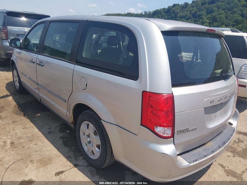 Vin: 2c4rdgbg7cr182580, lot: 46129902, dodge grand caravan se/avp 20123