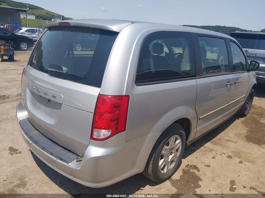 Vin: 2c4rdgbg7cr182580, lot: 46129902, dodge grand caravan se/avp 20124