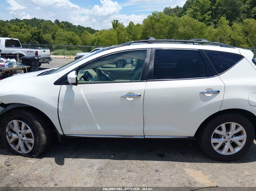 2011 Nissan Murano Sl VIN: JN8AZ1MU7BW070158 Lot: 45631452