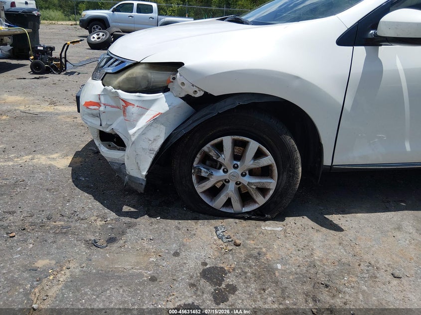 2011 Nissan Murano Sl VIN: JN8AZ1MU7BW070158 Lot: 45631452