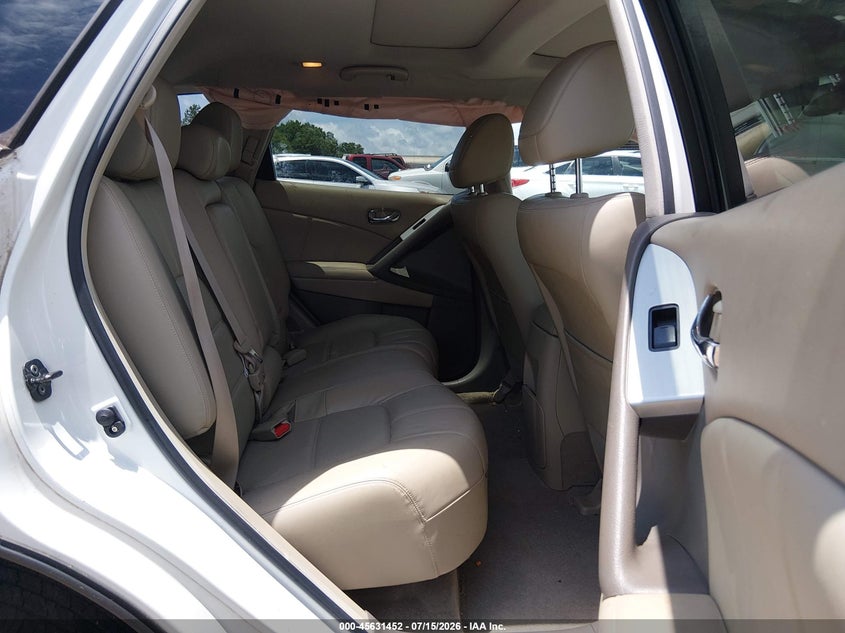 2011 Nissan Murano Sl VIN: JN8AZ1MU7BW070158 Lot: 45631452