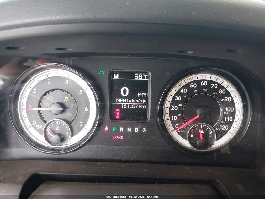 2014 Ram 1500 Big Horn VIN: 1C6RR7GTXES396236 Lot: 45631455