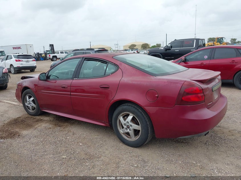 2004 Pontiac Grand Prix Gt1 VIN: 2G2WP522841221913 Lot: 45631456