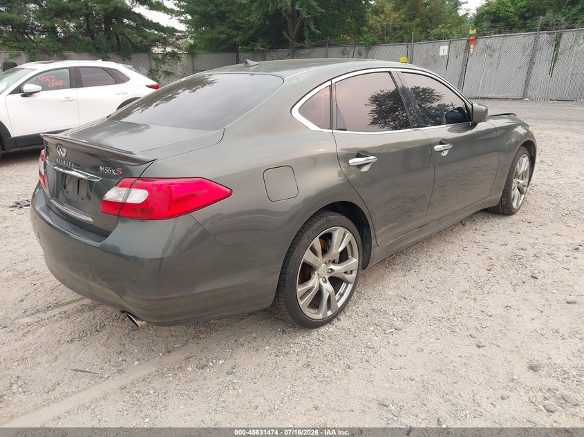 Vin: jn1ay1ar4dm590186, lot: 46129940, infiniti m56x 20134