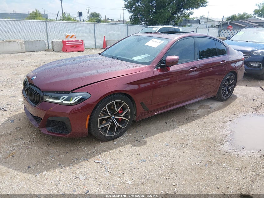Vin: wba13bj03pcm53802, lot: 46129945, bmw 530 i xdrive 20232