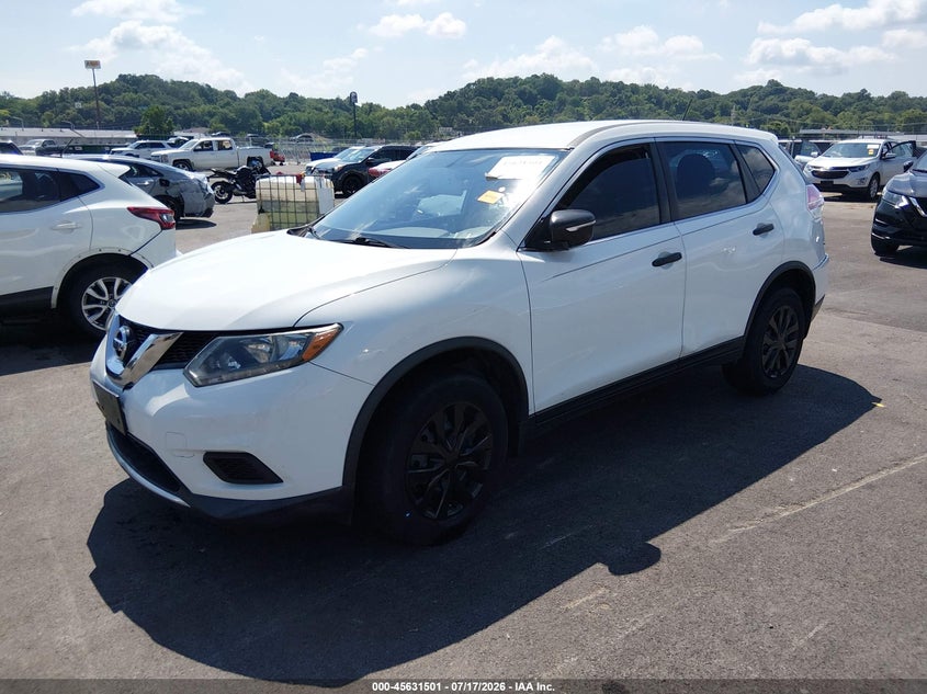 2016 Nissan Rogue, Удар сзади, IAAI, VIN KNMAT2MV7GP611478 — фото 2