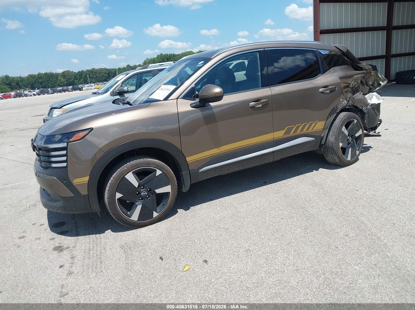 2025 Nissan Kicks, Left Rear, IAAI, VIN 3N8AP6DD4SL314695 — photo 2