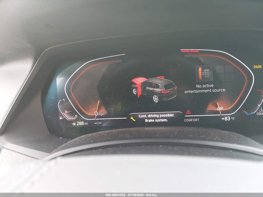 2020 BMW X5 Sdrive40I VIN: 5UXCR4C01L9D20290 Lot: 45631530