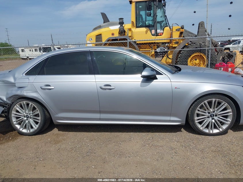 2018 Audi A4 2.0T Premium VIN: WAUFNAF47JA057848 Lot: 45631563