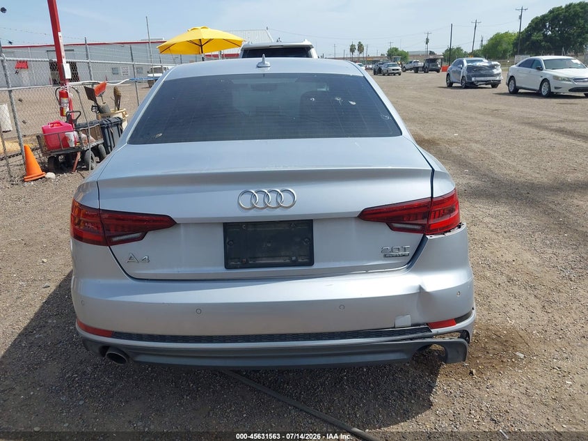 2018 Audi A4 2.0T Premium VIN: WAUFNAF47JA057848 Lot: 45631563