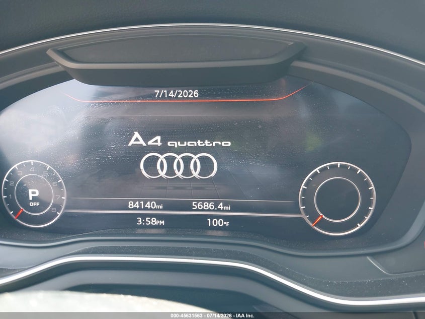 2018 Audi A4 2.0T Premium VIN: WAUFNAF47JA057848 Lot: 45631563