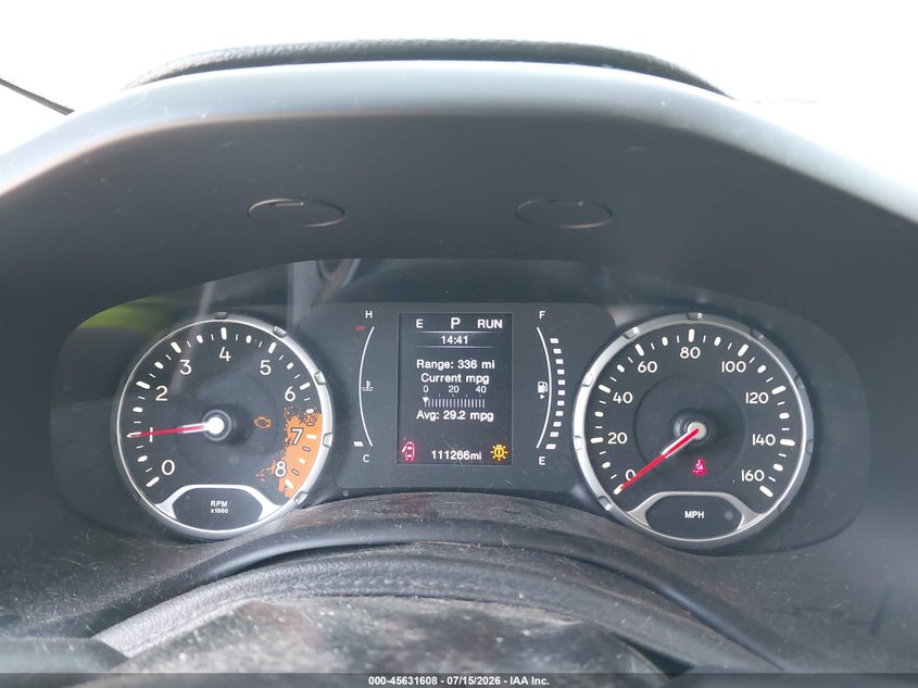 2018 Jeep Renegade Latitude Fwd VIN: ZACCJABB2JPJ30384 Lot: 45631608