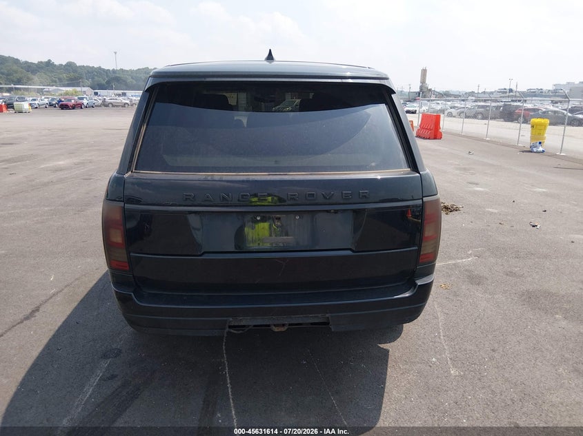 2017 Land Rover Range Rover 3.0L V6 Turbocharged Diesel Td6 VIN: SALGR2FK2HA330679 Lot: 45631614