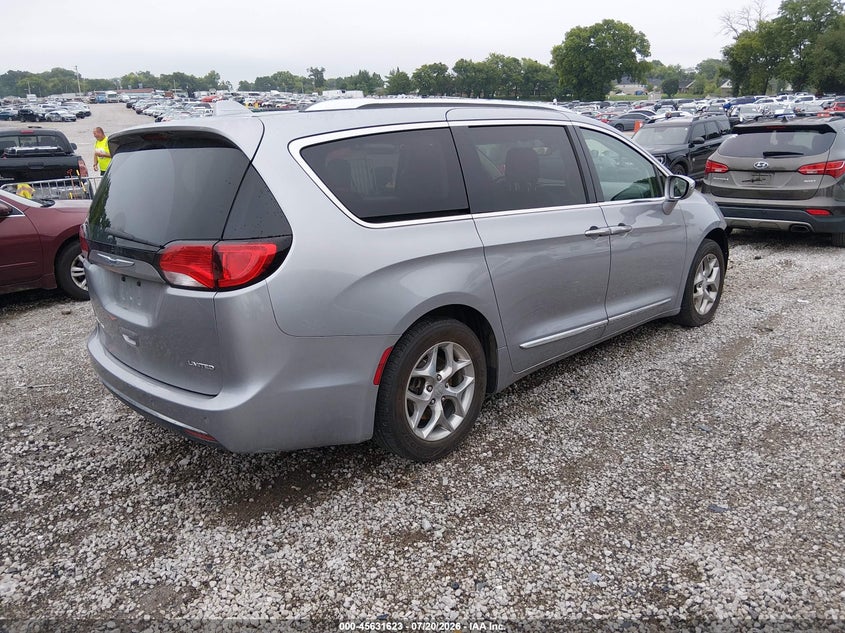 Vin: 2c4rc1gg7jr272494, lot: 46130089, chrysler pacifica limited 20184