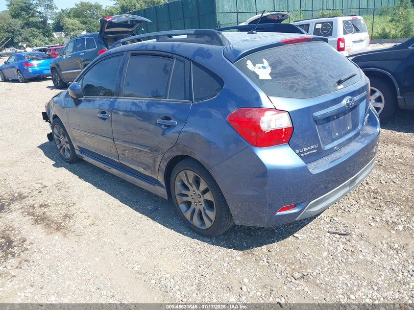 Vin: jf1gpal6xdh208075, lot: 46130111, subaru impreza 2.0i sport premium 20133