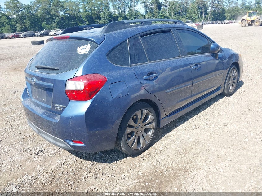 Vin: jf1gpal6xdh208075, lot: 46130111, subaru impreza 2.0i sport premium 20134