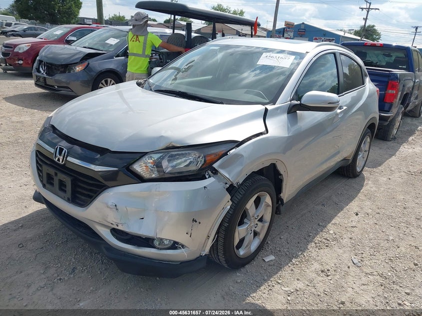 Vin: 3czru6h72gm730185, lot: 46130123, honda hr-v ex-l 20162