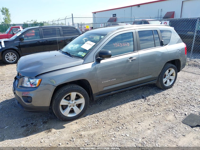 Vin: 1c4njcbb7cd586664, lot: 46130129, jeep compass sport 20122
