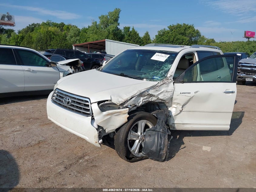 2009 TOYOTA HIGHLANDER auction photo 2