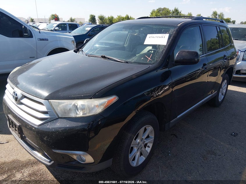 Vin: 5tdzk3ehxbs024307, lot: 46130147, toyota highlander se v6 20112