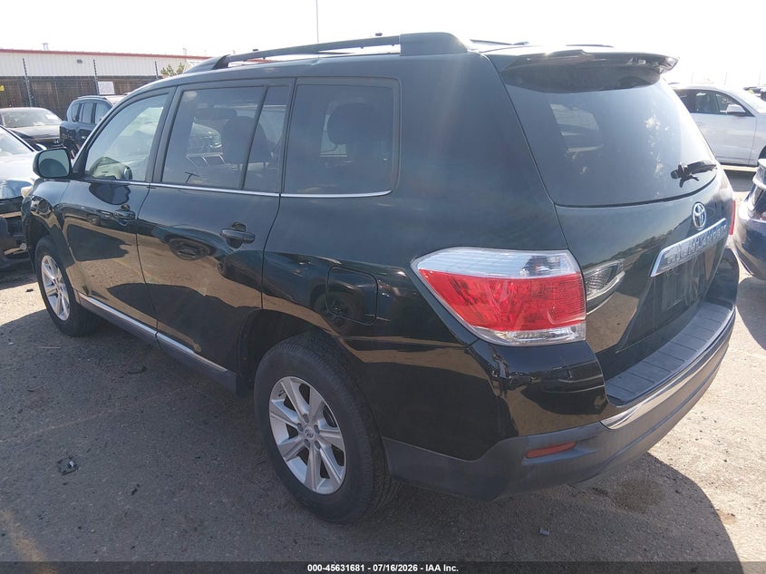Vin: 5tdzk3ehxbs024307, lot: 46130147, toyota highlander se v6 20113