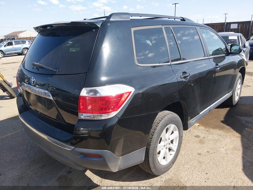 Vin: 5tdzk3ehxbs024307, lot: 46130147, toyota highlander se v6 20114