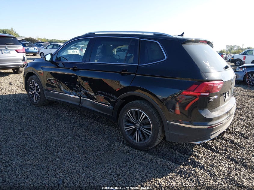 2019 Volkswagen Tiguan 2.0T Se/2.0T Sel/2.0T Sel R-Line/2.0T Sel R-Line Black VIN: 3VV3B7AX1KM031531 Lot: 45631683