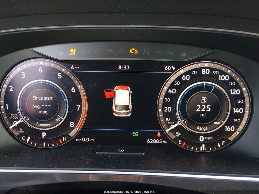 2019 Volkswagen Tiguan 2.0T Se/2.0T Sel/2.0T Sel R-Line/2.0T Sel R-Line Black VIN: 3VV3B7AX1KM031531 Lot: 45631683