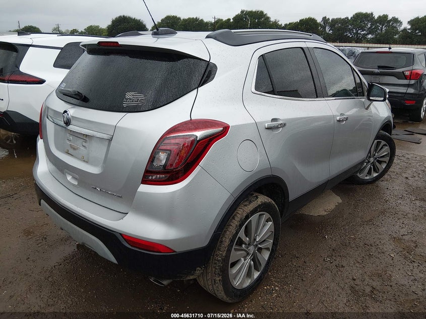 Vin: kl4cjasb7kb700260, lot: 46130175, buick encore fwd preferred 20194