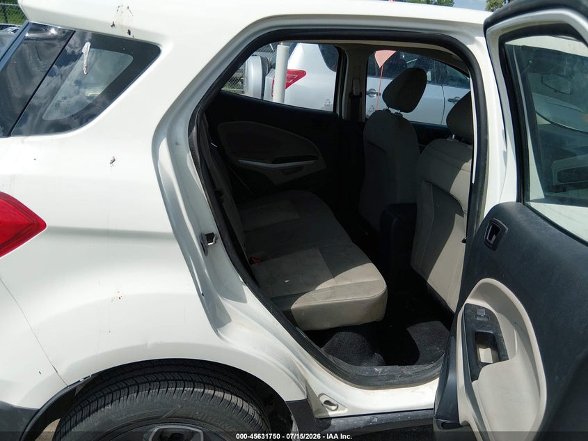 2022 Ford Ecosport S VIN: MAJ6S3FLXNC464738 Lot: 45631750