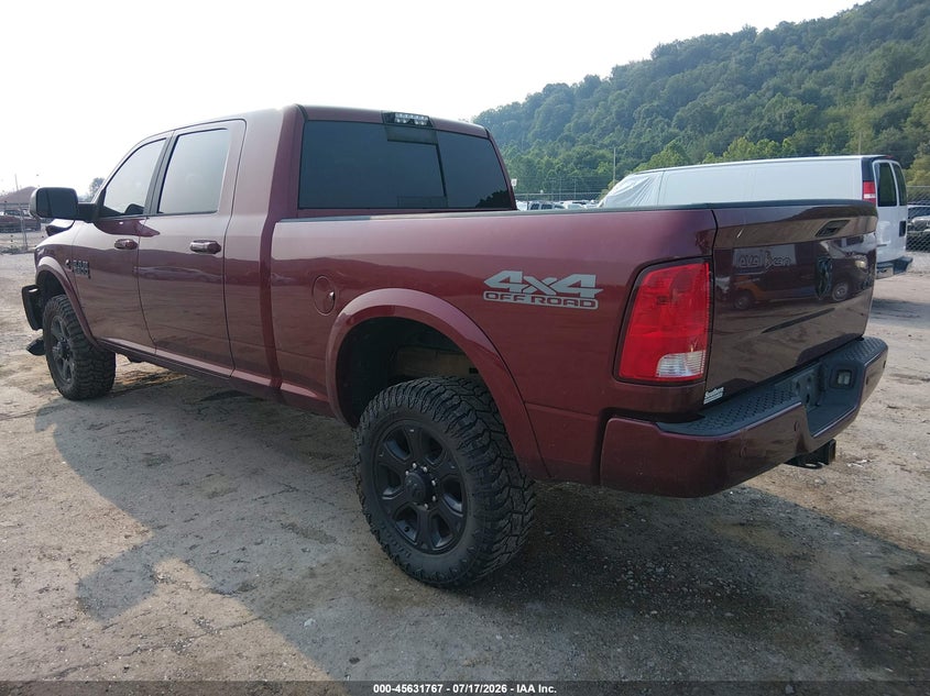 Vin: 3c6ur5mlxhg720686, lot: 46130232, ram 2500 big horn  4x4 6'4 box 20173