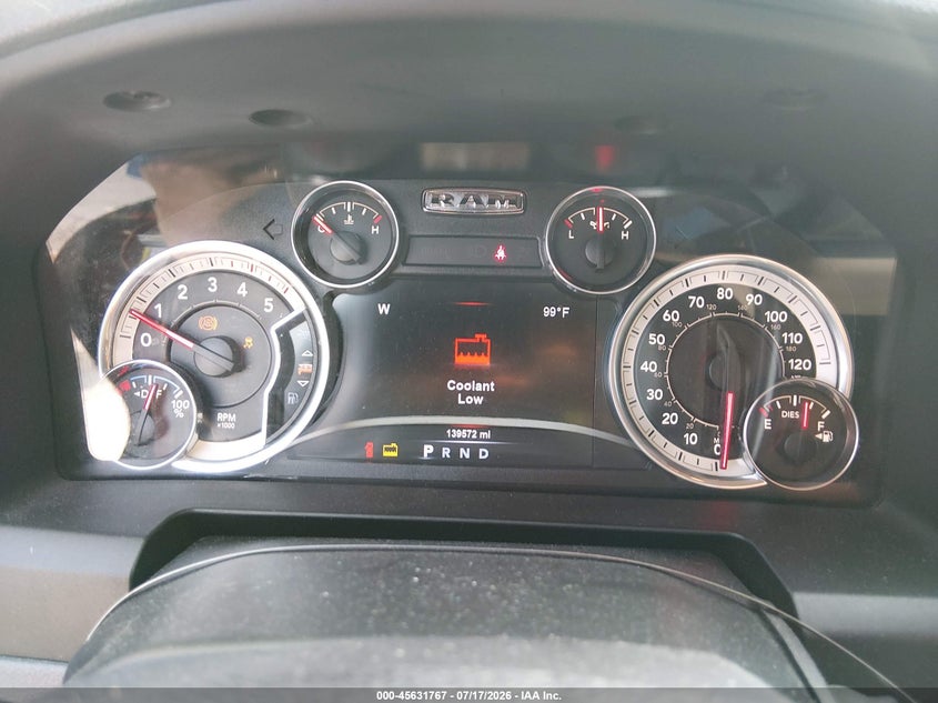 2017 Ram 2500 Big Horn 4X4 6'4 Box VIN: 3C6UR5MLXHG720686 Lot: 45631767