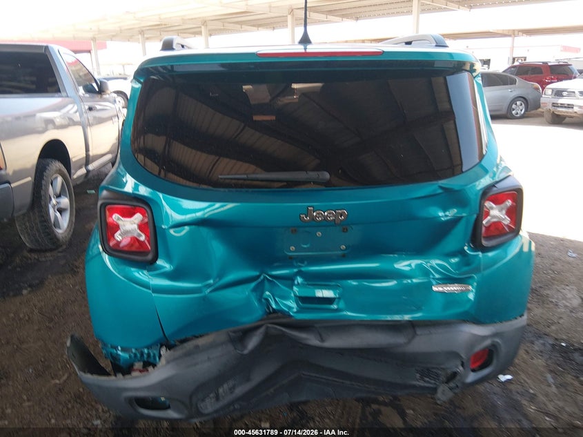 2020 Jeep Renegade Latitude Fwd VIN: ZACNJABB5LPL88748 Lot: 45631789