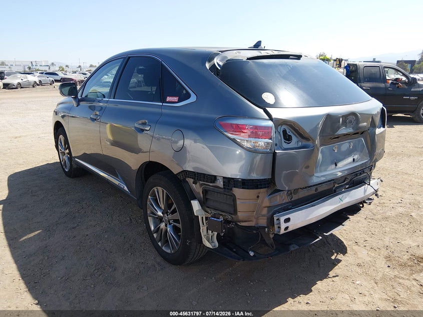 Vin: jtjzb1ba9d2007288, lot: 46130263, lexus rx 450h 20133