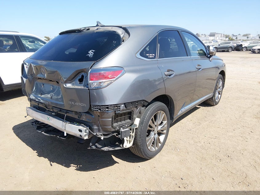 Vin: jtjzb1ba9d2007288, lot: 46130263, lexus rx 450h 20134