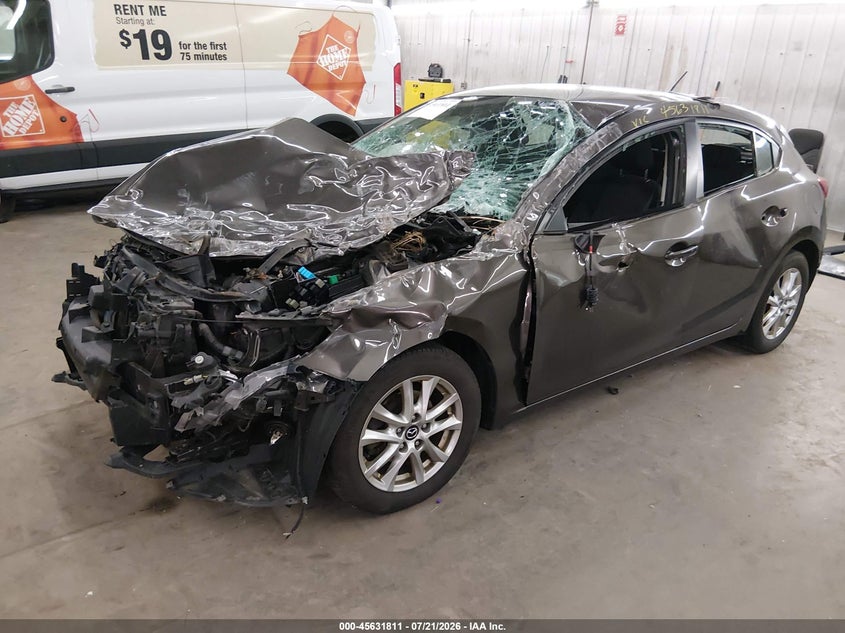 Vin: 3mzbm1l77fm162691, lot: 46130277, mazda mazda3 i touring 20152